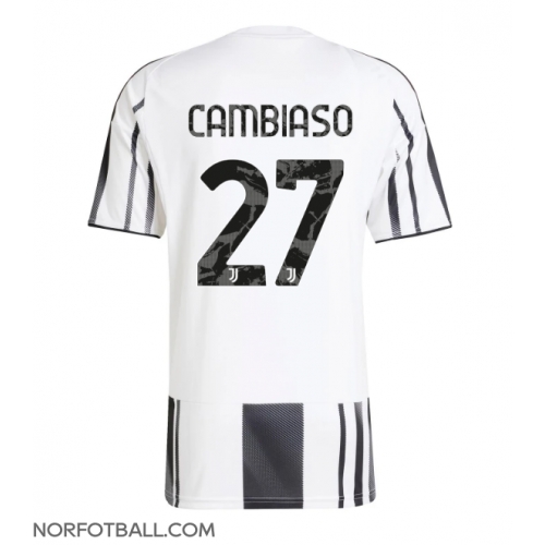 Billige Fotballdrakt Juventus Andrea Cambiaso #27 Replika Hjemmedrakt 2025-26 Kortermet Billige Fotballdrakt Juventus Andrea Cambiaso #27 Replika Hjemmedrakt 2025-26 Kortermet
